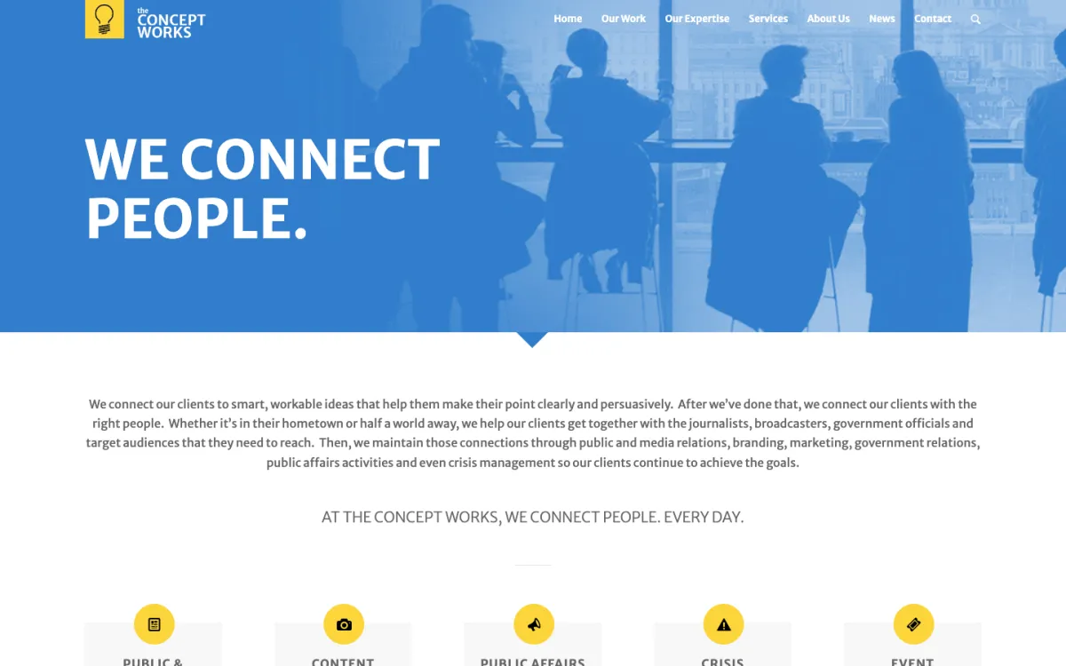 The Concept Works homepage, captured September 28, 2026